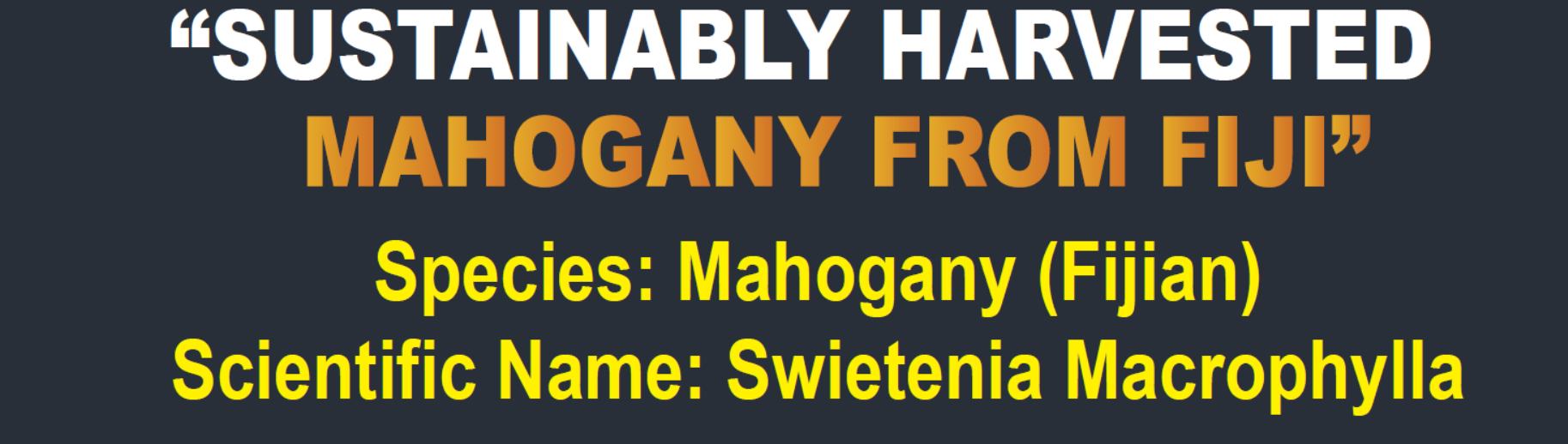 Fiji mahogany information