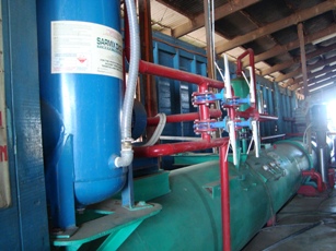 Timber treatment plant